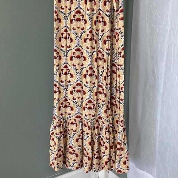 BILA 77 Floral Maxi Dress Flowing Casual- Size Large - Picture 5 of 8